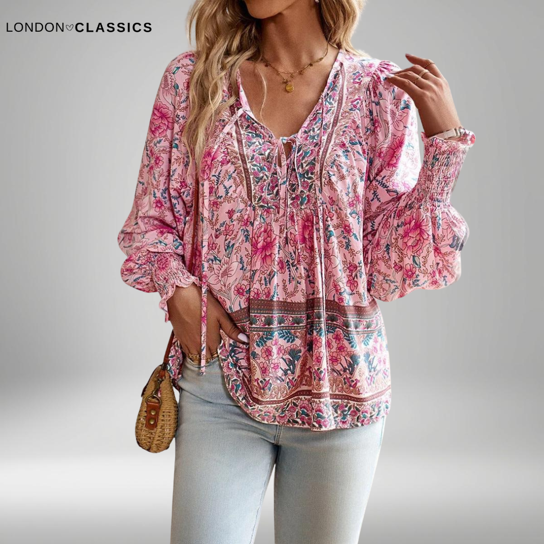 SERENA | FLORAL BOHO BLOUSE