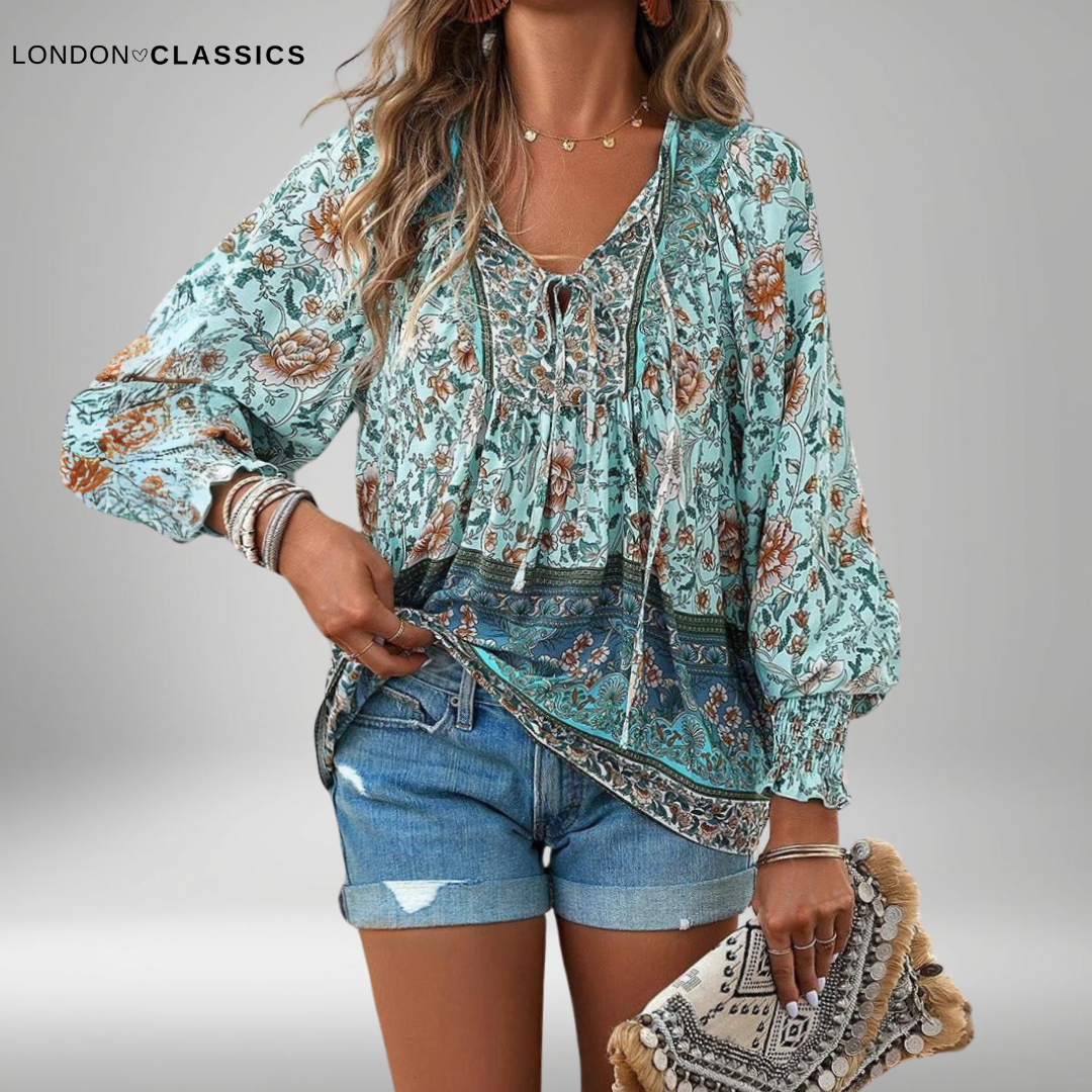 SERENA | FLORAL BOHO BLOUSE
