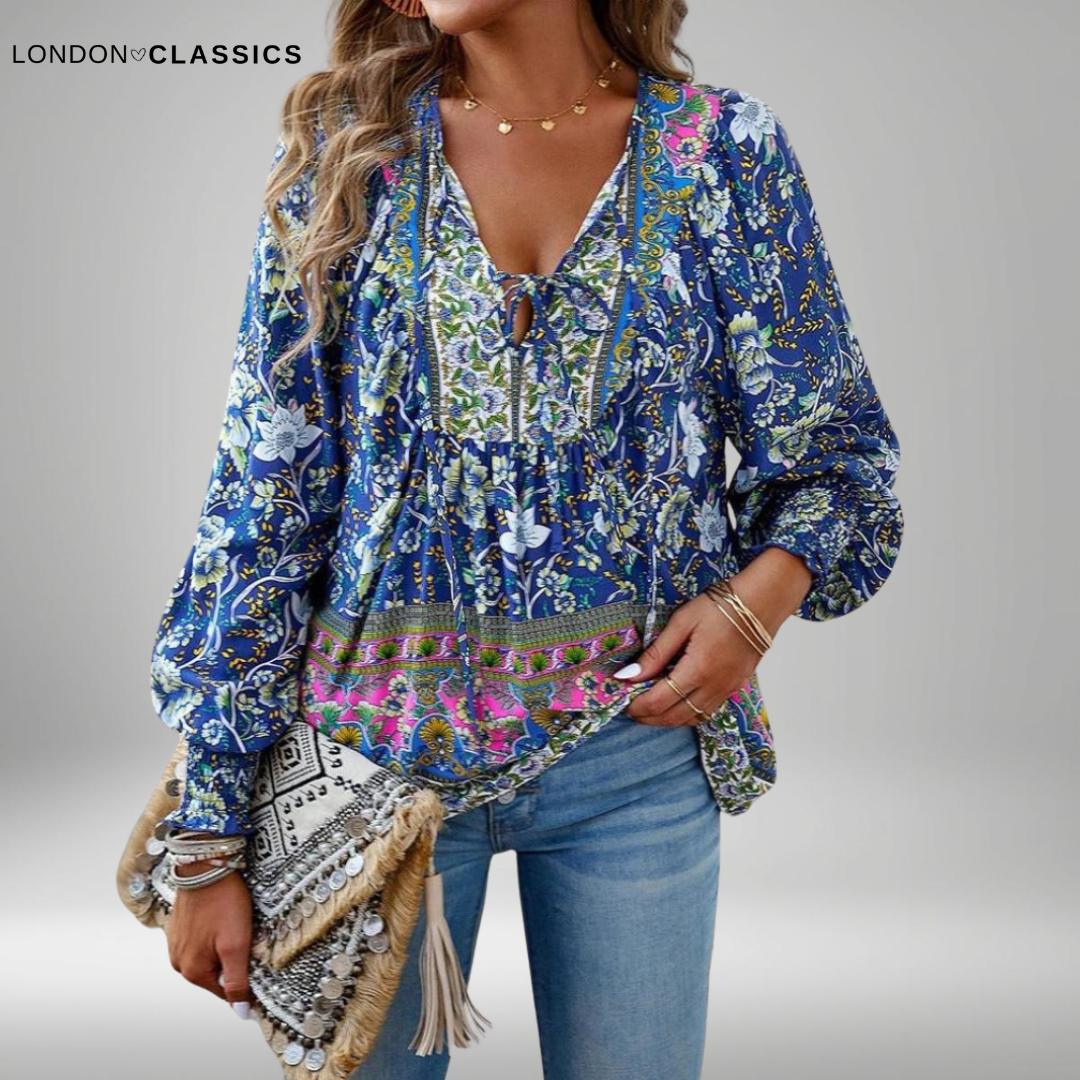 SERENA | FLORAL BOHO BLOUSE
