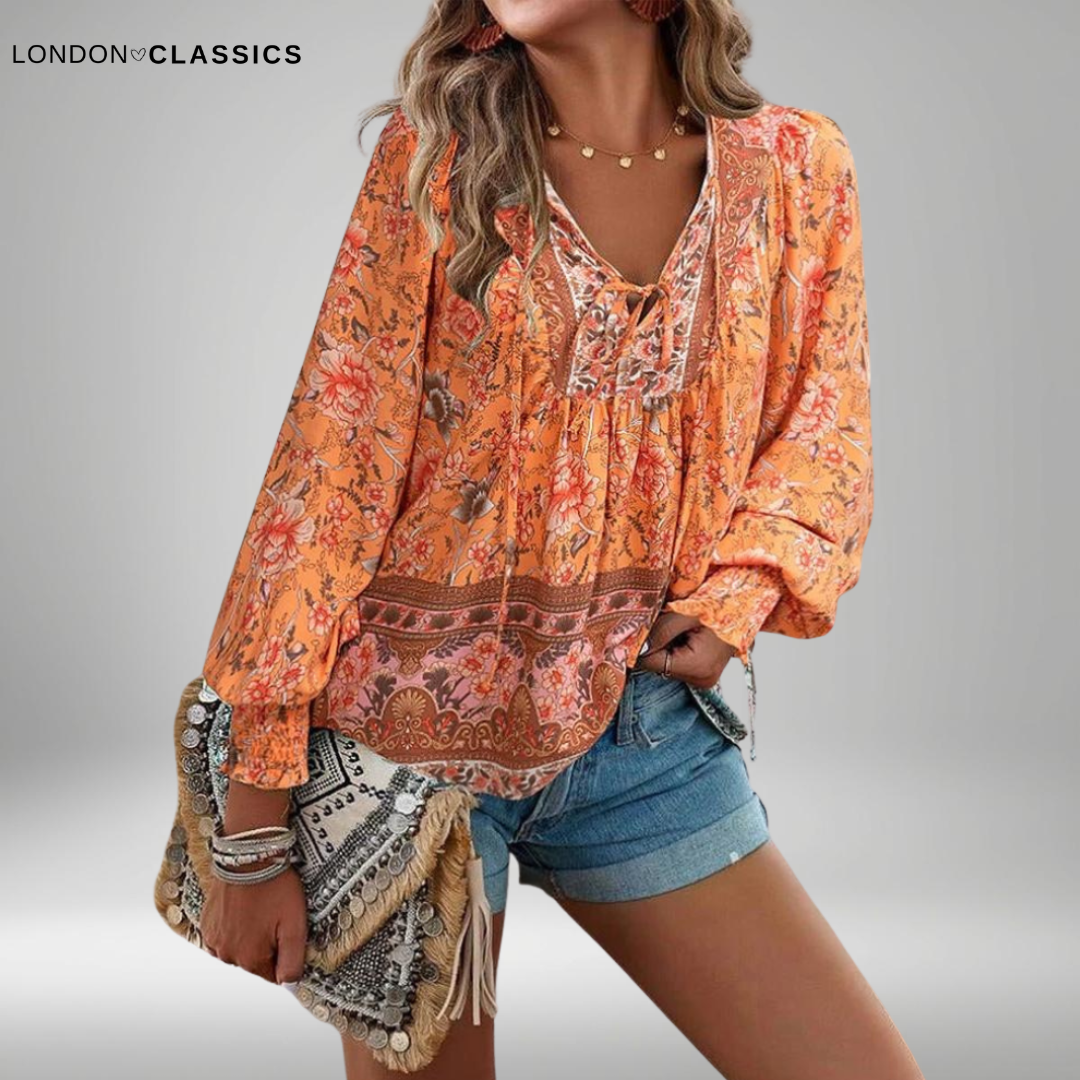 SERENA | FLORAL BOHO BLOUSE