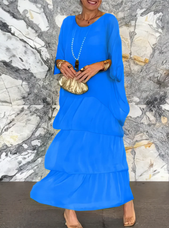 AMALIA | ELEGANT FLOWING MAXI DRESS