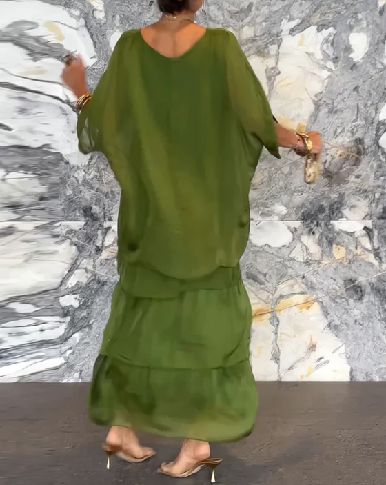 AMALIA | ELEGANT FLOWING MAXI DRESS