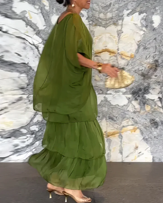 AMALIA | ELEGANT FLOWING MAXI DRESS