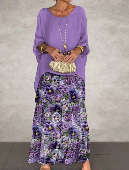 AMALIA | ELEGANT FLOWING MAXI DRESS